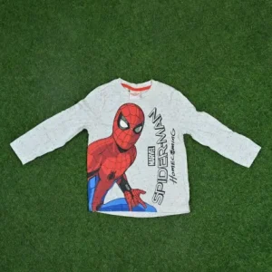 Marvel Spiderman Shirt for Boys, Long Sleeve t-shirt, 4 to 5 years