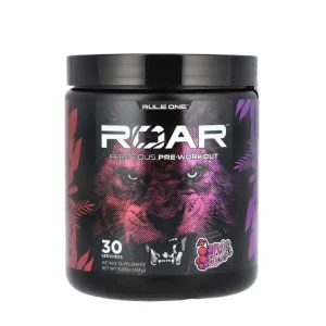 Rule One Proteins, Roar, Ferocious Pre-Workout, Wild Grape.