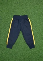 Blue Sports Track Pant with Yellow Stripe for Kids 3-4 Years - Image 4