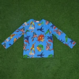 Marvels Printed Full Sleeves T- Shirt, Soft Cotton for Boys (6 to 7 years)