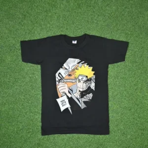 Naruto Uzumaki and Nine-Tails Printed T-Shirt