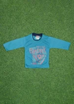 Kid's Printed Suit With Pants (Blue) - Image 2