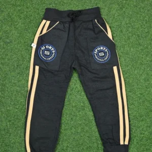 Yellow Stripe Sports Track Pant for Kids 3-4 Years