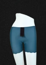 Teal Seamless Shorts for Women