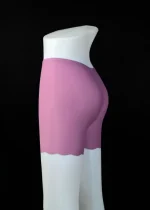 Pink Seamless Shorts for Girls - Image 2