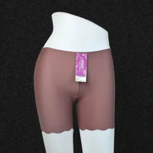 Brown Seamless Shorts for Girls