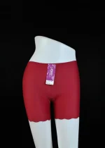 Red Seamless Shorts for Women