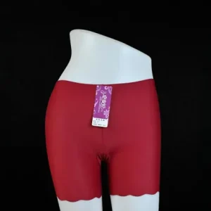 Red Seamless Shorts for Women