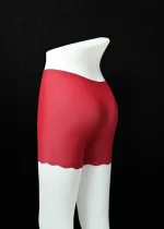 Red Seamless Shorts for Women - Image 2
