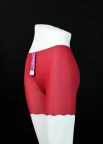 Red Seamless Shorts for Women - Image 3
