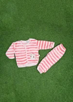 Red and White  stripe Suit