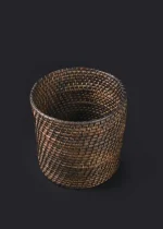 Round Basket (Dark Brown) - Image 2