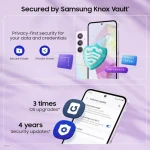 Samsung Galaxy A35 5G (Awesome Lilac, 8GB RAM, 128GB Storage) | Premium Glass Back | 50 MP Main Camera (OIS) | Nightography - Image 3