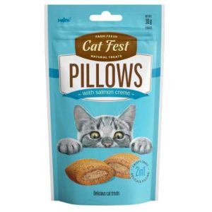 Catfest Pillows Salmon Creamy Filling,Cat Treats Combo