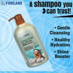 FORCANS Long Coat Aloe Shampoo For Dogs,750 Milliliter,Shiny&Healthy Coat,Customised Shampoo,Characteristics Of Pure Aloe Vera Gel,Moist Moisturizing Effect,Gentle To Weak&Trouble Prone Skin - Image 3