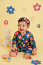 Floral Romper (0 - 3 months) - Image 5