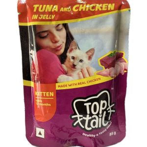 Top Tail Kitten Tuna And Chicken  (85 gram)