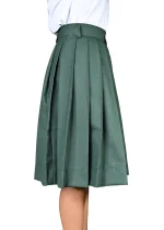 UNIFORMS Fashion Women School Uniform Skirts (Green and Grey) - Image 2