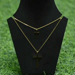 Water Drop Necklace Gold Plated