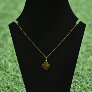 Titanium Plated Lucky Charm Women Necklace