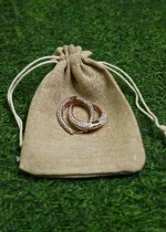 Rose Gold Hoop Earring - Image 2