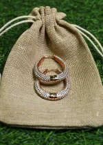 Rose Gold Hoop Earring
