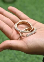 Rose Gold Hoop Earring - Image 4