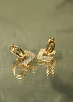 Hoop Shape Earrings (Anti-Tarnish) - Image 2