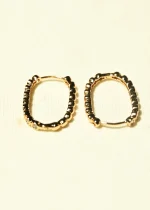 Anti-Tarnish Hoop Shape Earrings