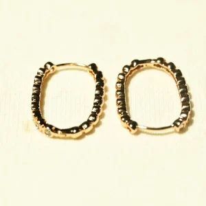 Anti-Tarnish Hoop Shape Earrings