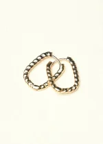 Anti-Tarnish Hoop Shape Earrings - Image 3