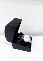 Titan Quartz Analog with Date White Dial Stainless Steel Strap Watch for Men - Image 2