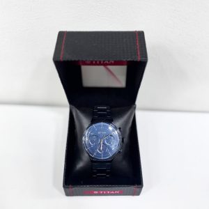 Titan Urban Magic Blue Dial Multial Stainless Steel Strap watch for Men