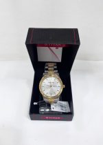 Titan Quartz Analog with Date Silver Dial Stainless Steel Strap Watch for Men