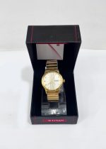 Titan Men Off-White Dial Watch