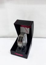 Titan Quartz Analog with Date Black Dial Stainless Steel Strap Watch for Men - Image 2