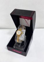 Titan Quartz Analog White Dial Stainless Steel Strap Watch for Women - Image 2
