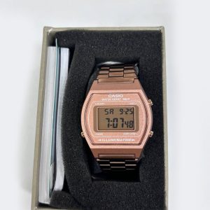 Casio Vintage Series Digital Rose Gold Dial Watch