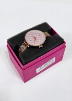 Fastrack Iconique Quartz Analog Pink Dial Metal Strap Watch for Girls - Image 2