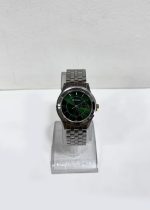 Titan Karishma Zing Quartz Analog Green Dial Stainless Steel Strap Watch for Men