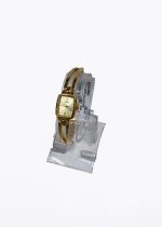 Titan Quartz Analog Champagne Dial Stainless Steel Strap Watch for Women - Image 2