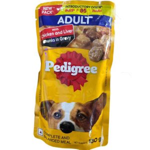 Pedigree Adult Chicken and Liver Chunks in Gravy