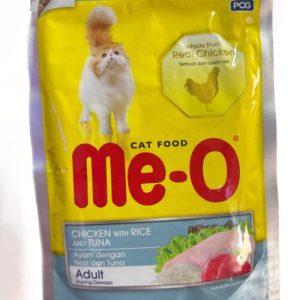 Me-O Chicken Rice and Tuna Fish Adult Wet Cat Food (80 g)
