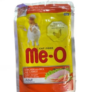 Me-O Pouch Chicken with Rice Carrot