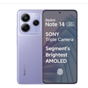 Redmi Note 14 5G (Phantom Purple, 8GB RAM 256GB Storage)