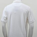 Textured White Polo Shirt - Image 3