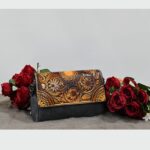 Tooled Leather Shoulder Bag