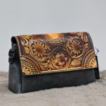 Tooled Leather Shoulder Bag - Image 5