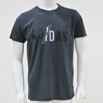Adidas grey cotton T-shirt for men.