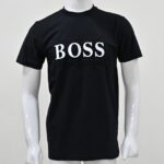 Boss Black Solid Round neck T-shirt